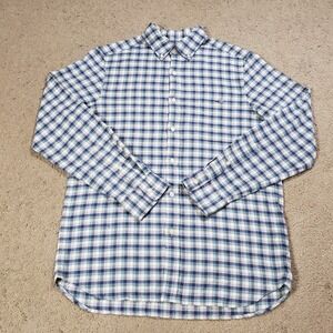 Vineyard Vines Linen Shirt Men S Coastline Blue Island Twill Classic Fit Beach